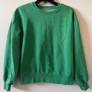 Brixton green crew neck sweatshirt.